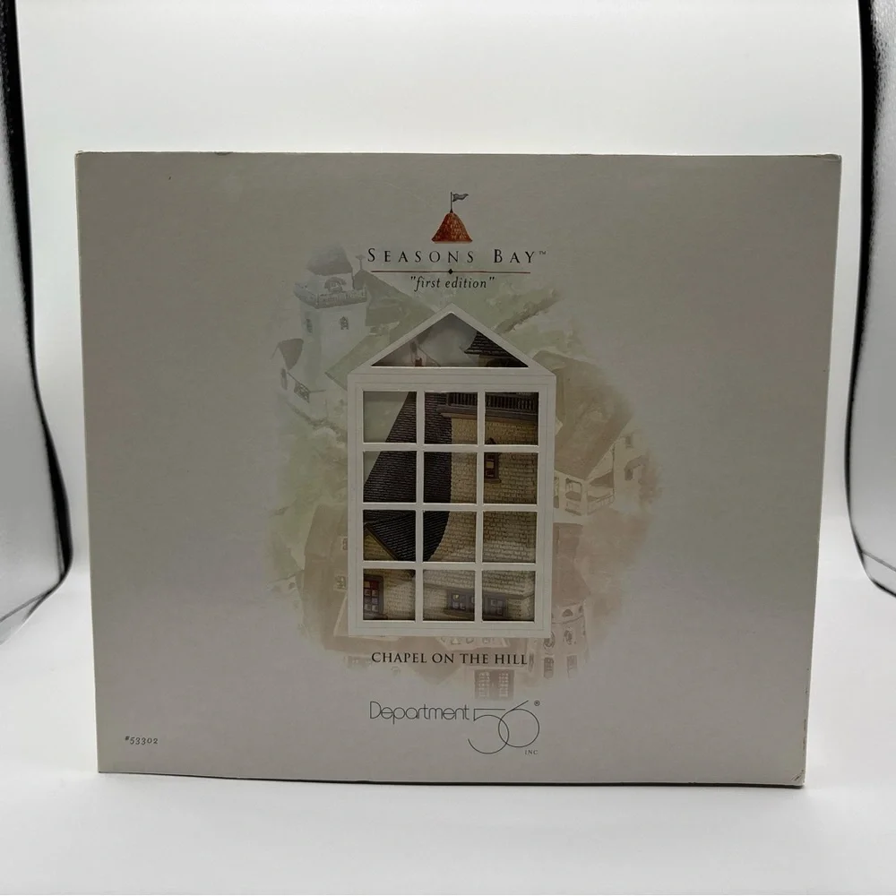Department 56‎ 1998 Seasons Bay Chapel On The Hill First Edition 53302 Retired